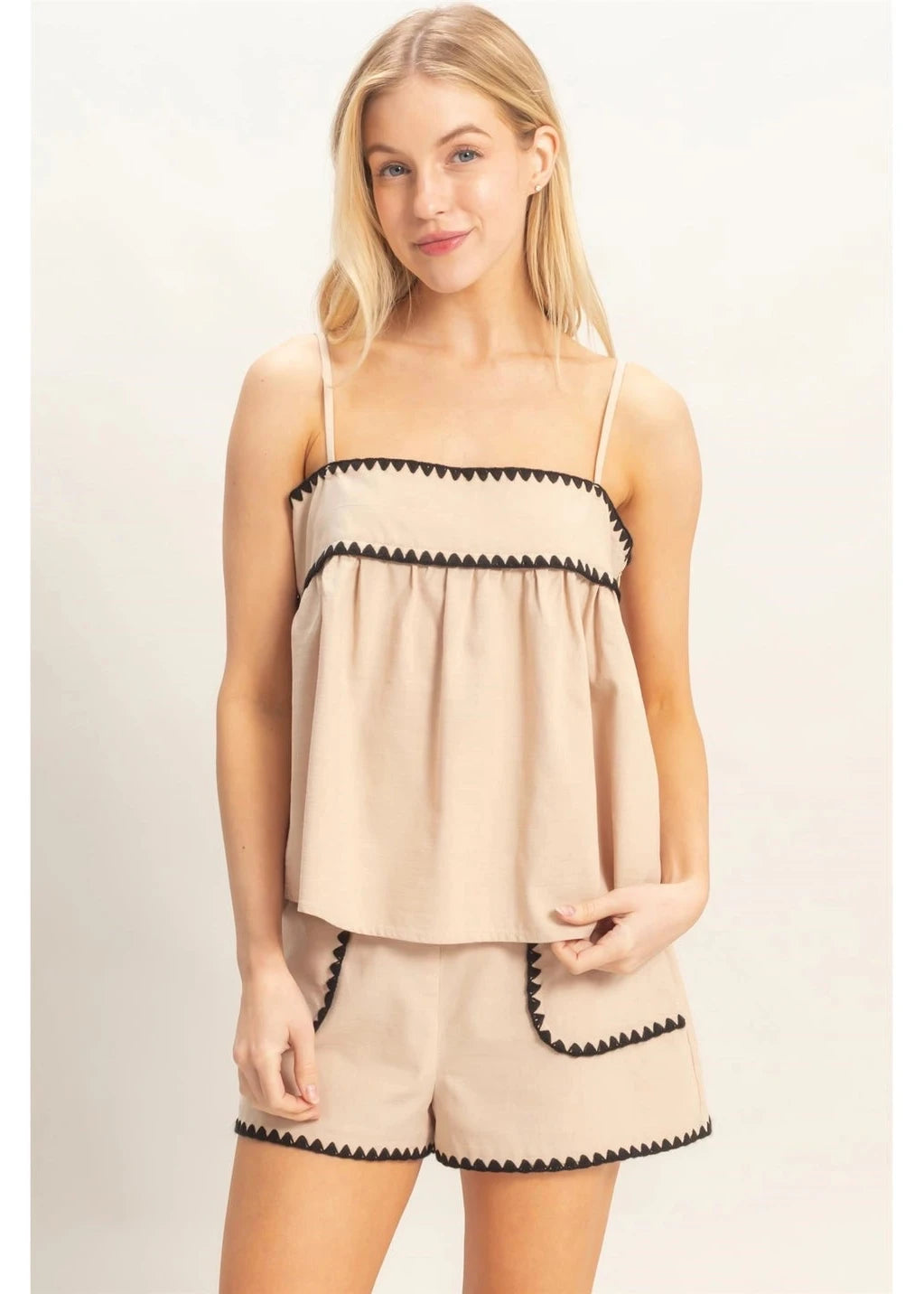 Sleeveless Babydoll Top