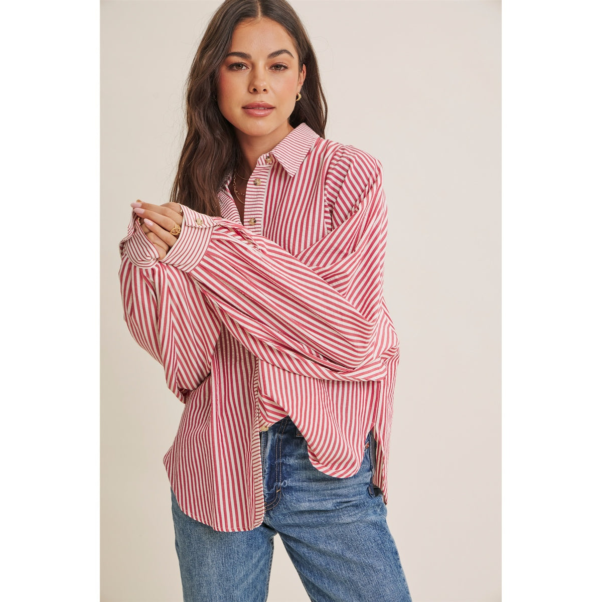 Café Crème Button-Down
