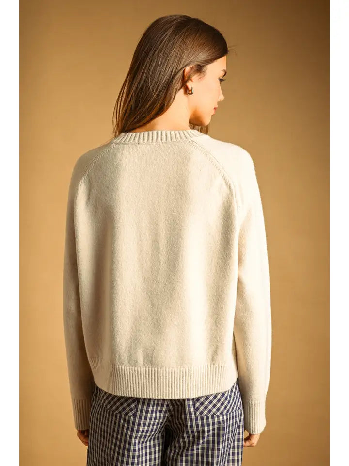 Buttoned and Cozy Sweater