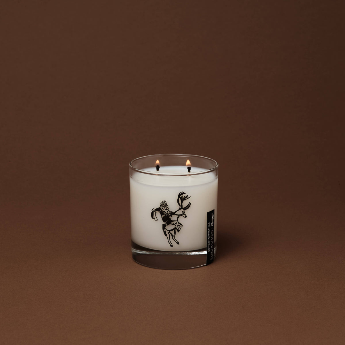 (TESTER) COWBOY CHRISTMAS CANDLE