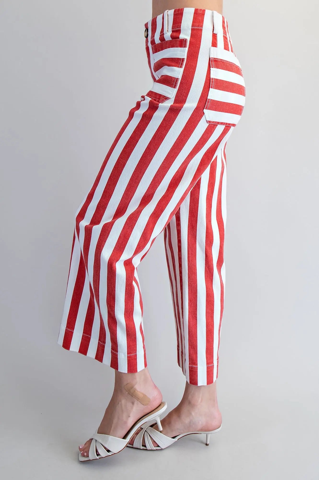 Striped Straight Leg Pants