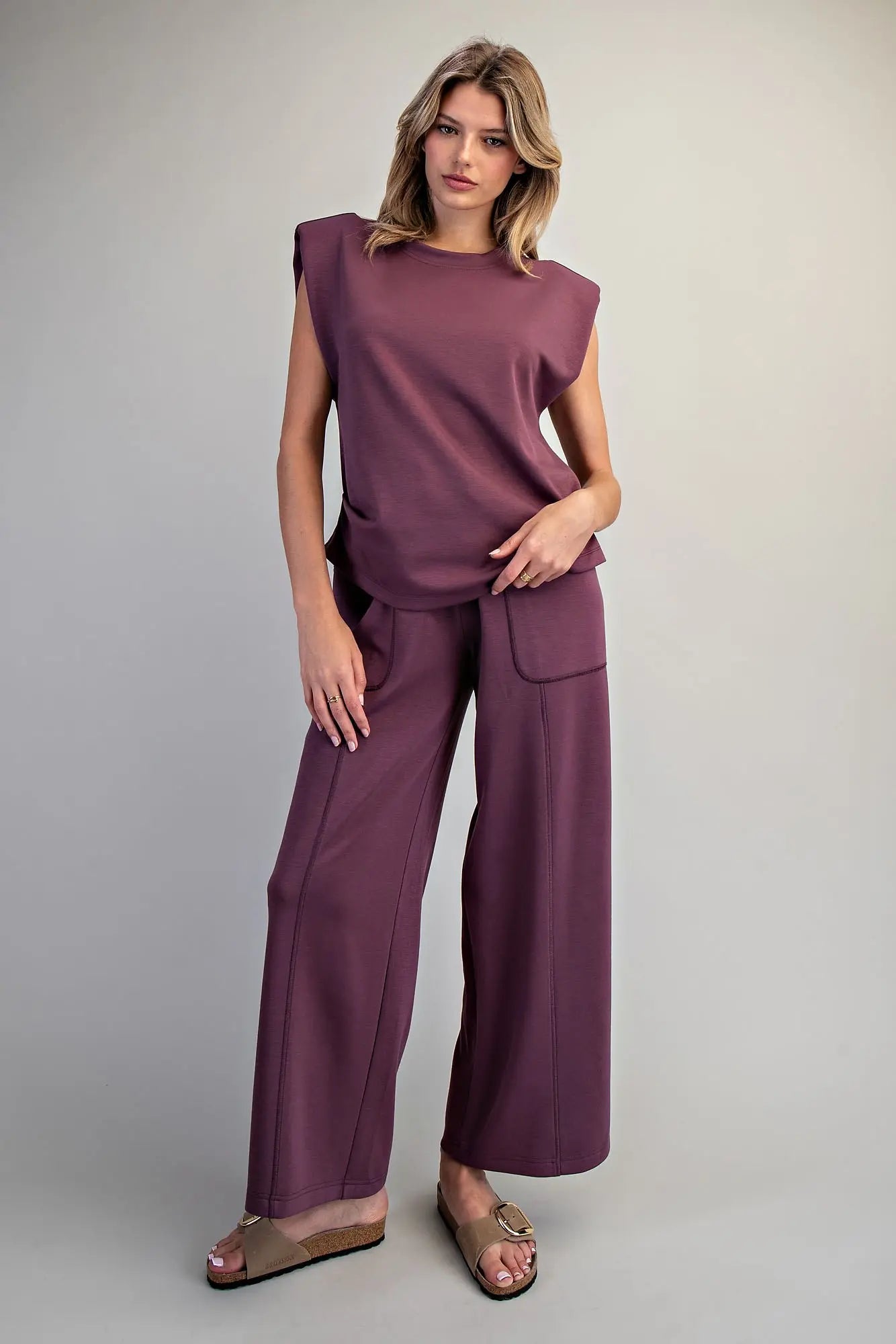 Padded Cap Sleeve Top