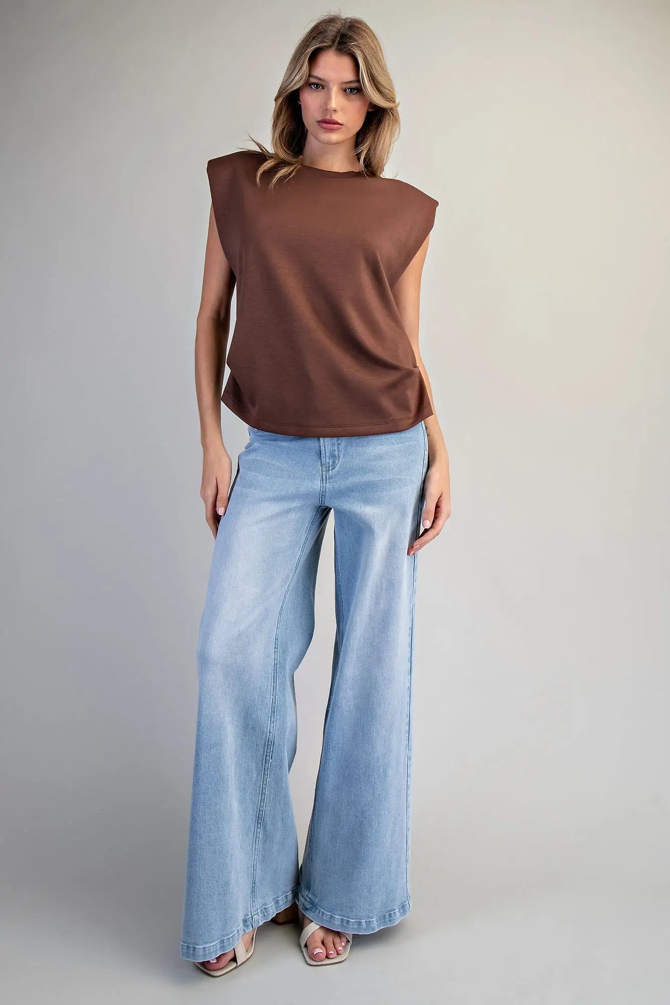 Padded Cap Sleeve Top