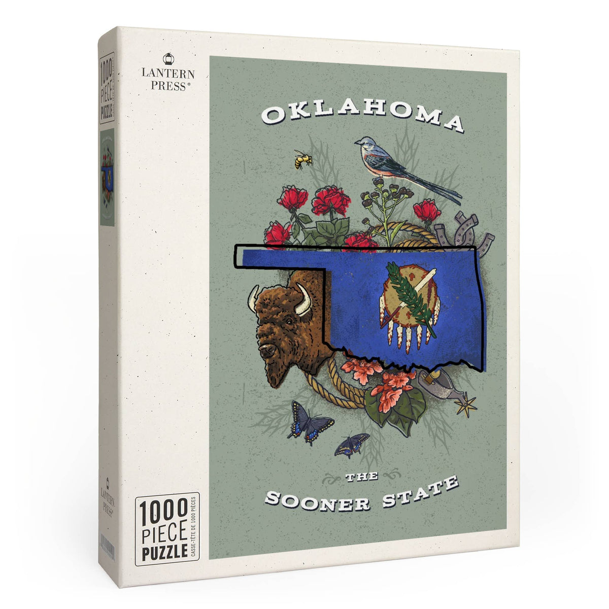 1000 PIECE PUZZLE Oklahoma, Treasure Trove, The Sooner State