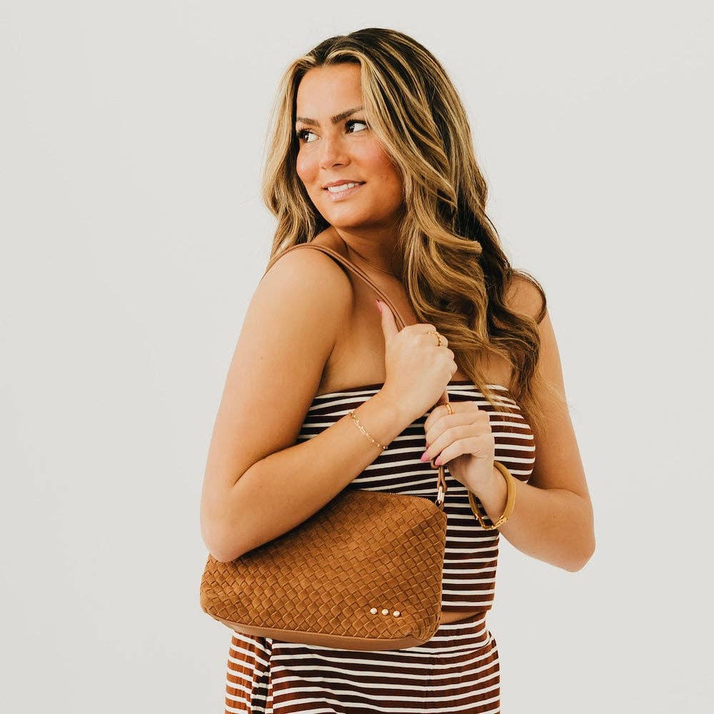 Suede Harper Hobo Shoulder Bag