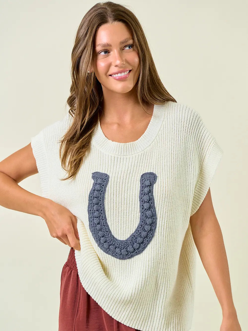 Horseshoe Sweater Vest