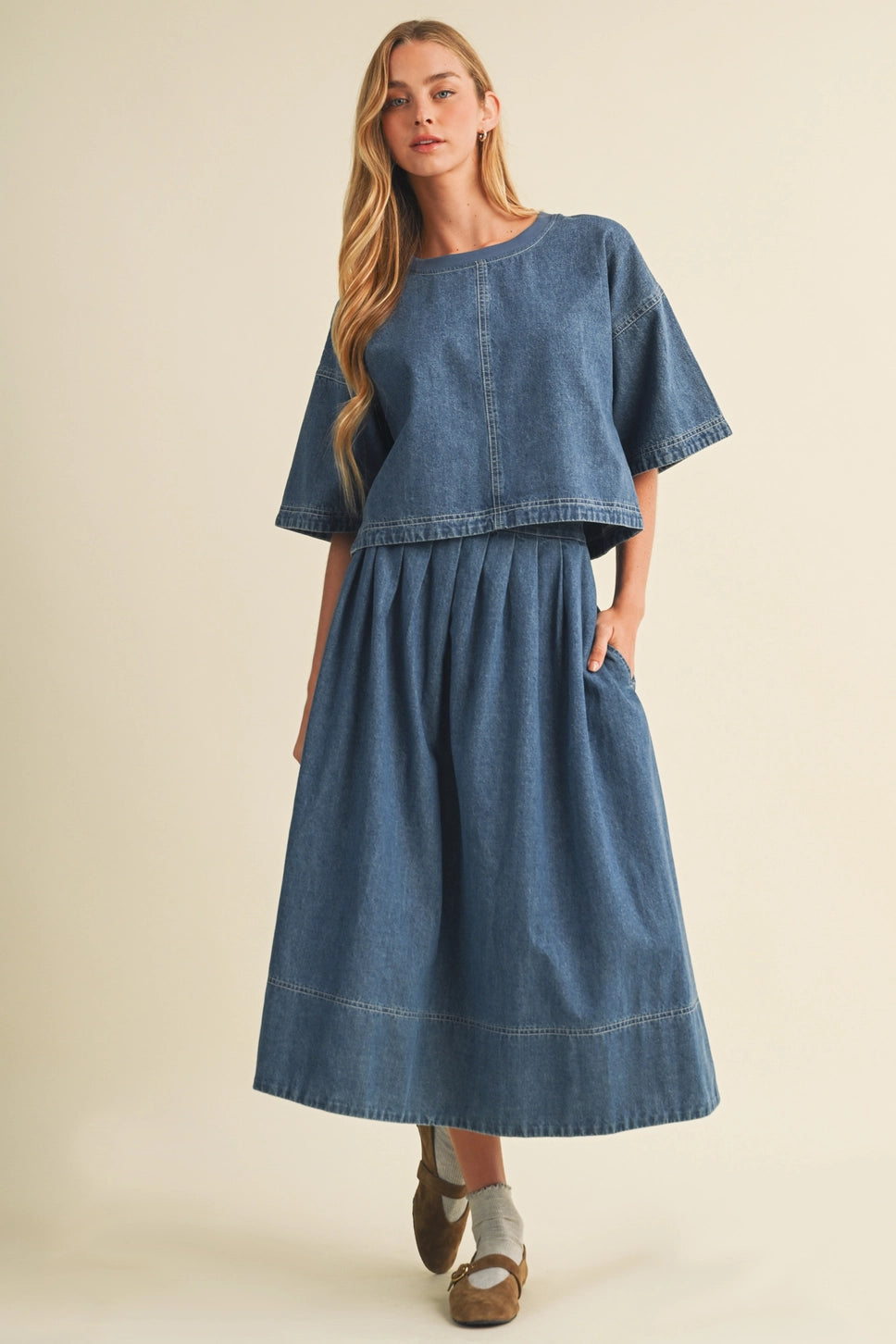 Gigi Denim Skirt