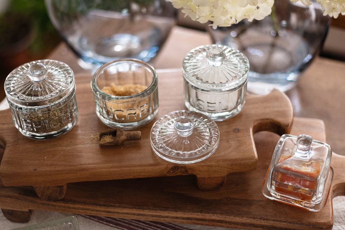 Glass Salt Cellar
