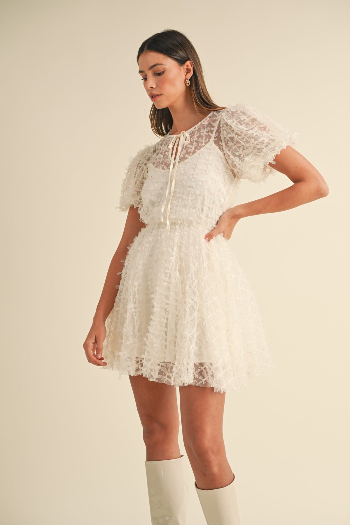 Bow Mini Dress