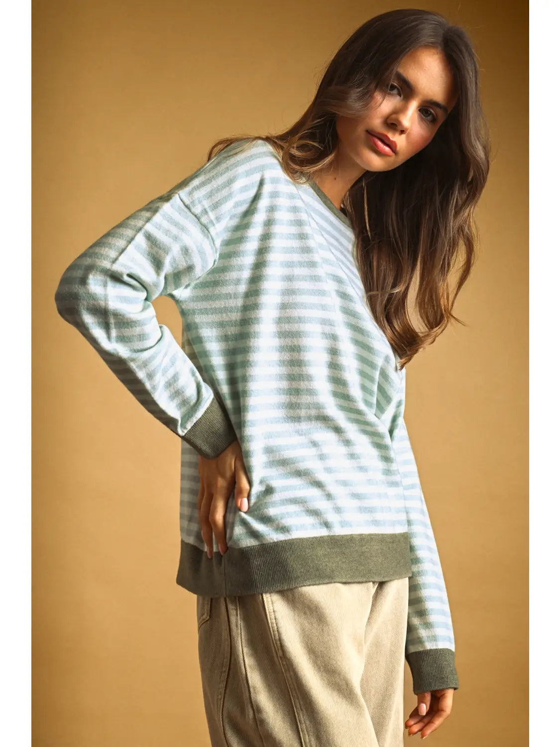 Remi Contrast Knit Top