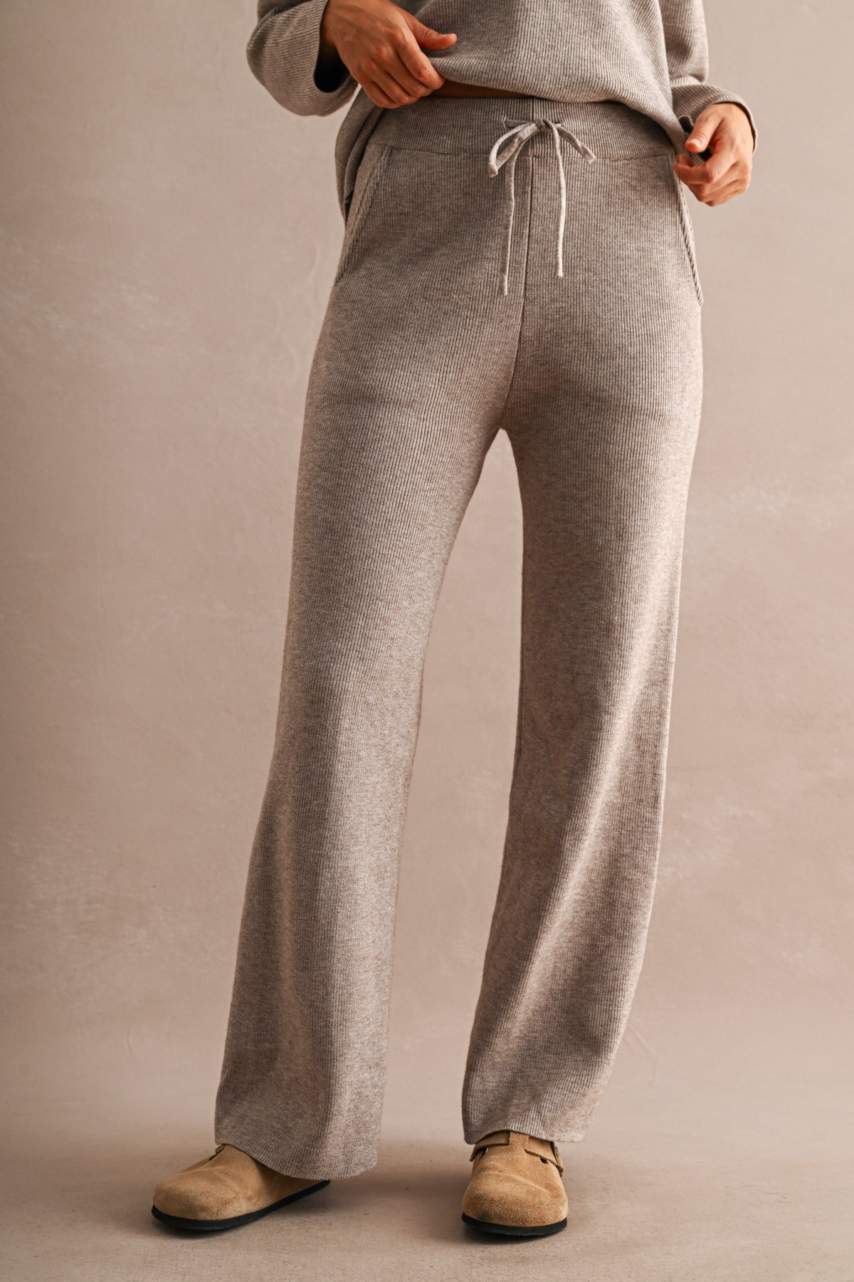 The Coziest Half-Zip Knit Set