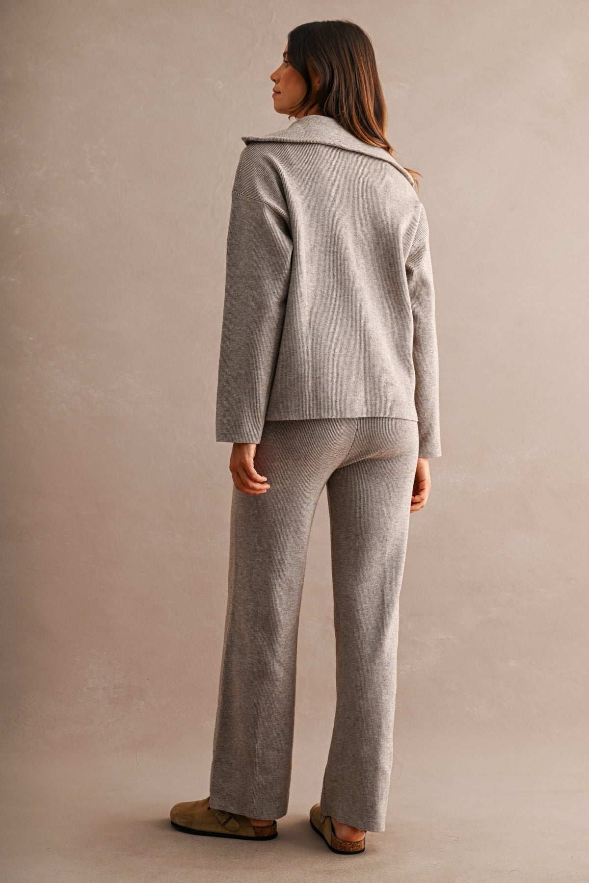 The Coziest Half-Zip Knit Set