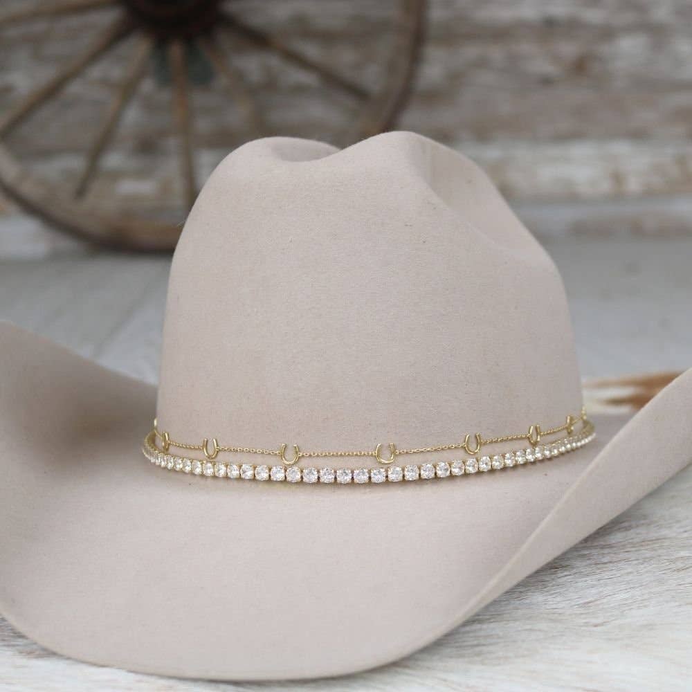 Horseshoe Chain Hat Band