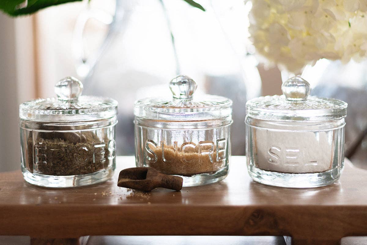 Glass Salt Cellar