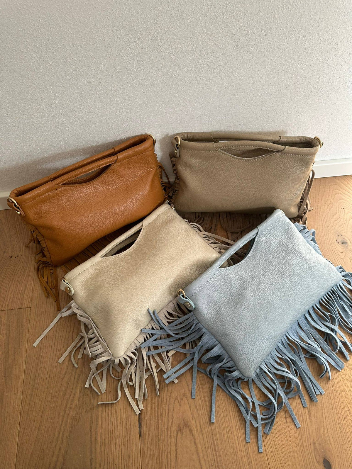 CLEO small - Genuine leather and fringes