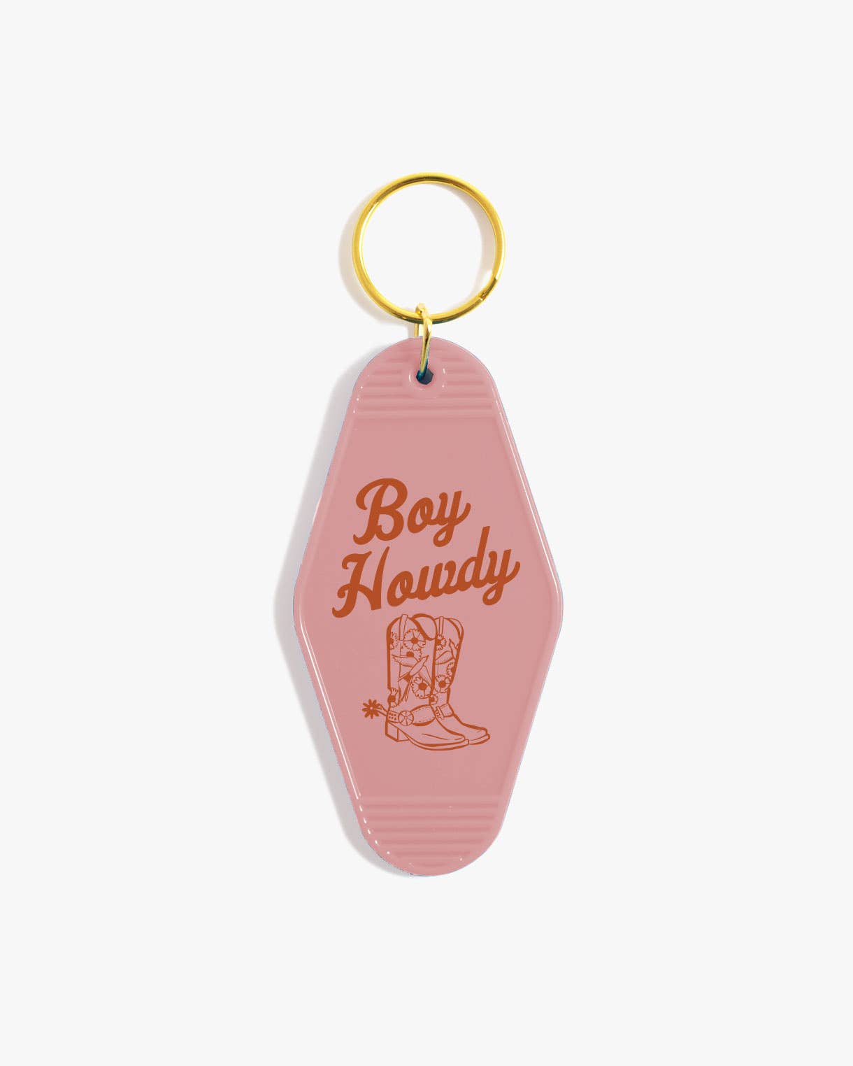 Boy Howdy Western Keychain