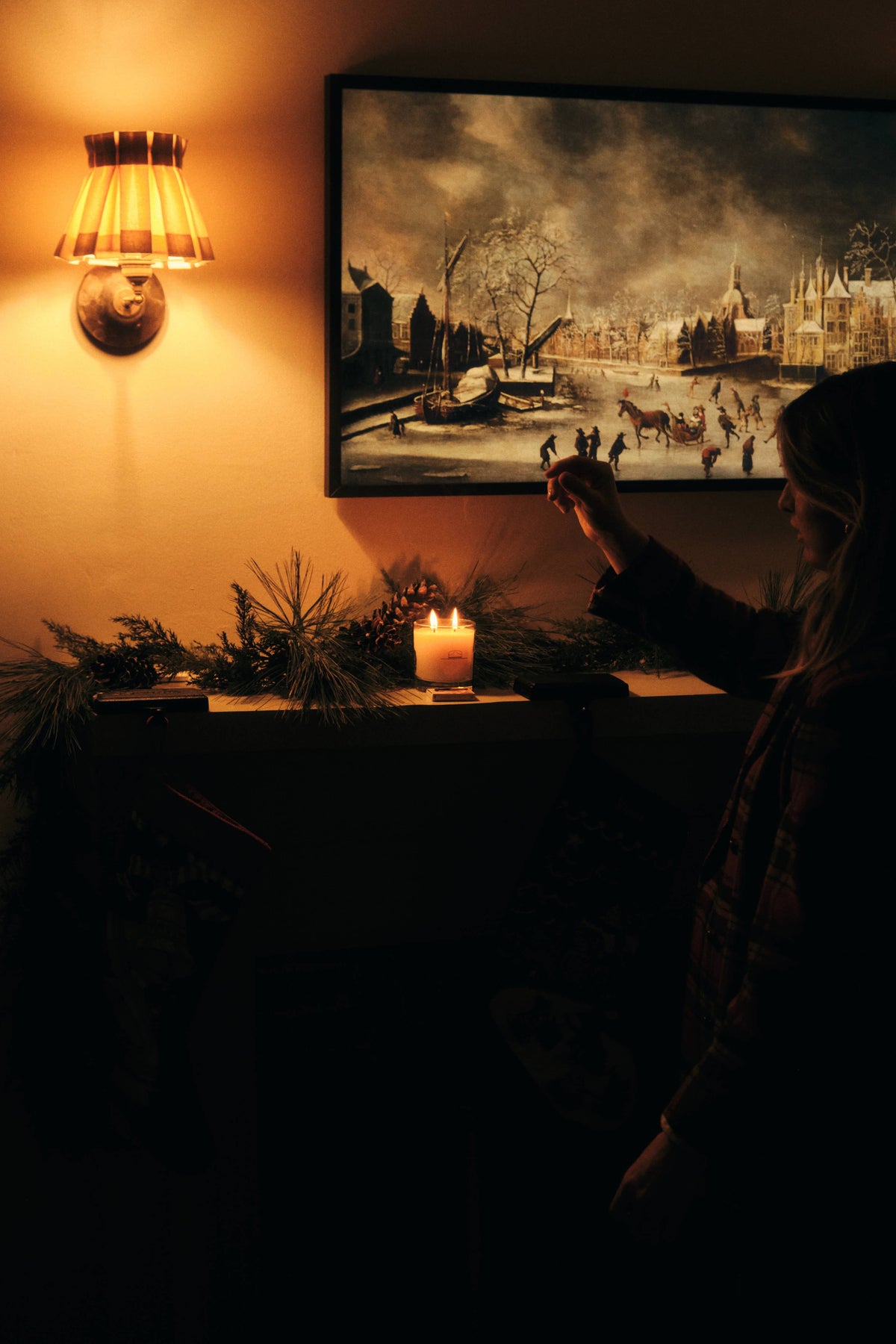(TESTER) COWBOY CHRISTMAS CANDLE