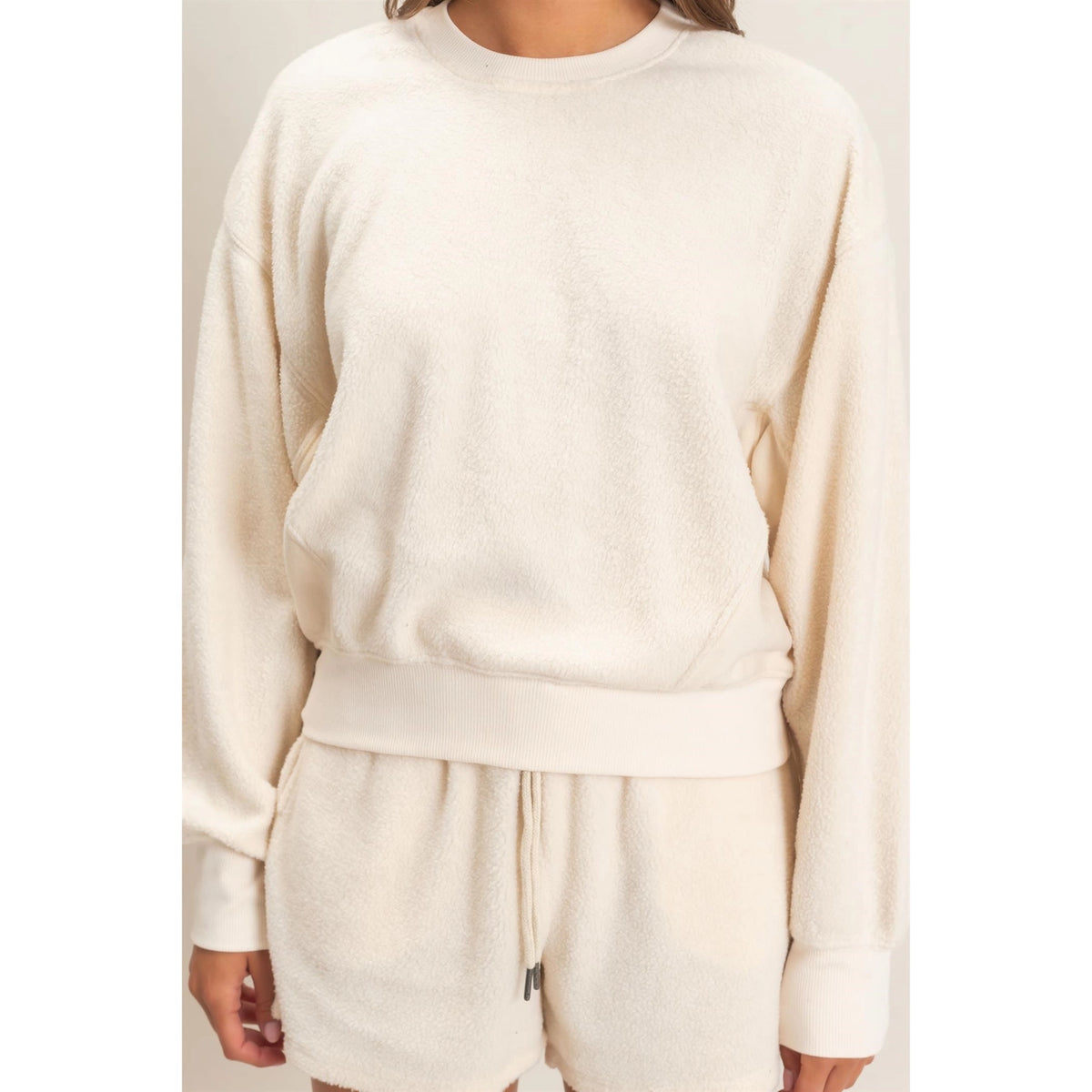 Cloud Sweatshirt & Shorts Set