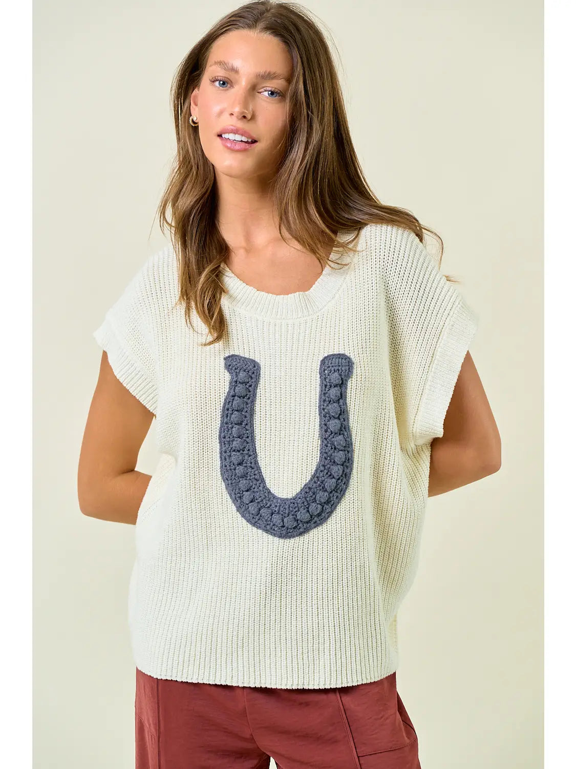 Horseshoe Sweater Vest
