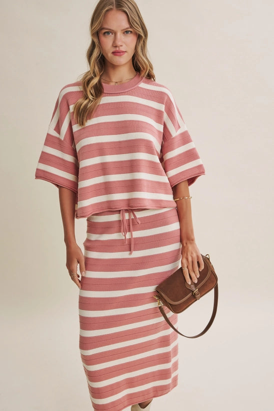 Weekend in Cannes Midi Skirt