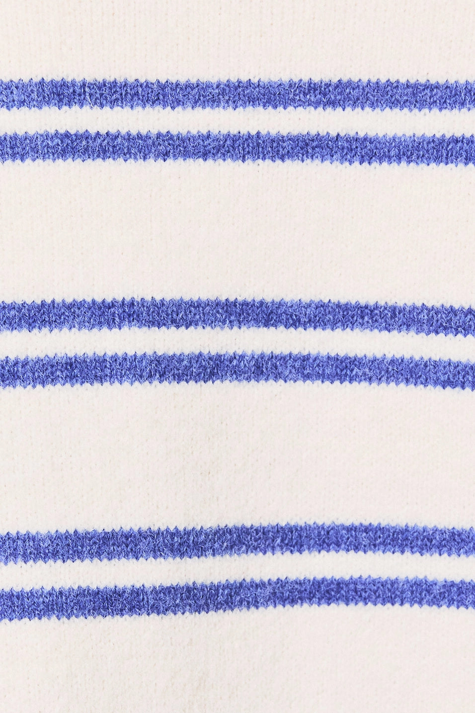 Round Neck Stripe Knit Sweater