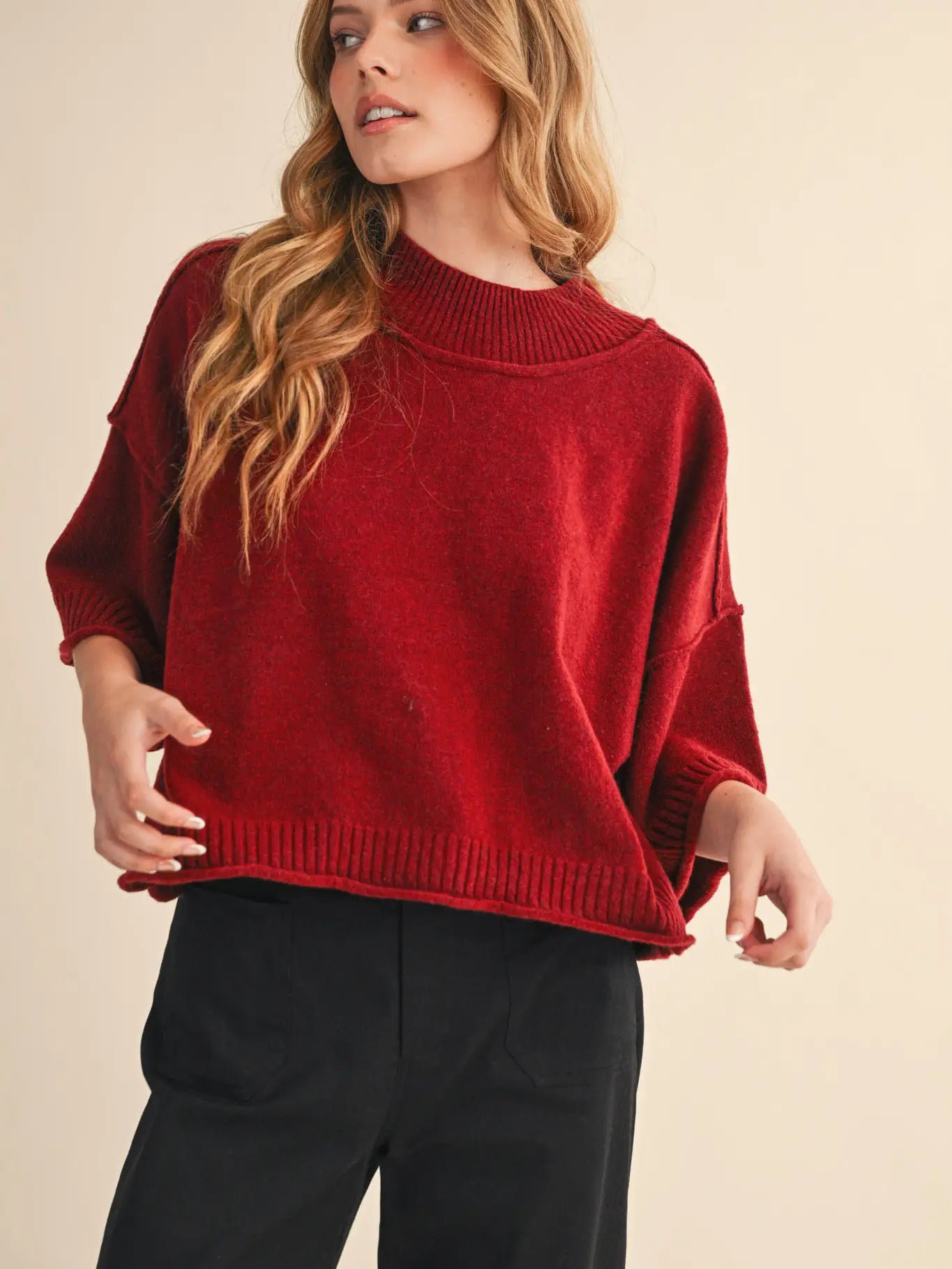 Charley Marled Knit Sweater