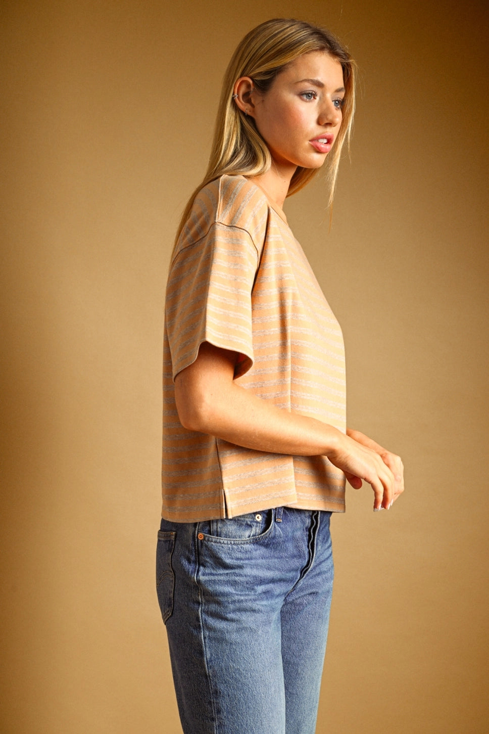 Ellis Double Striped Top