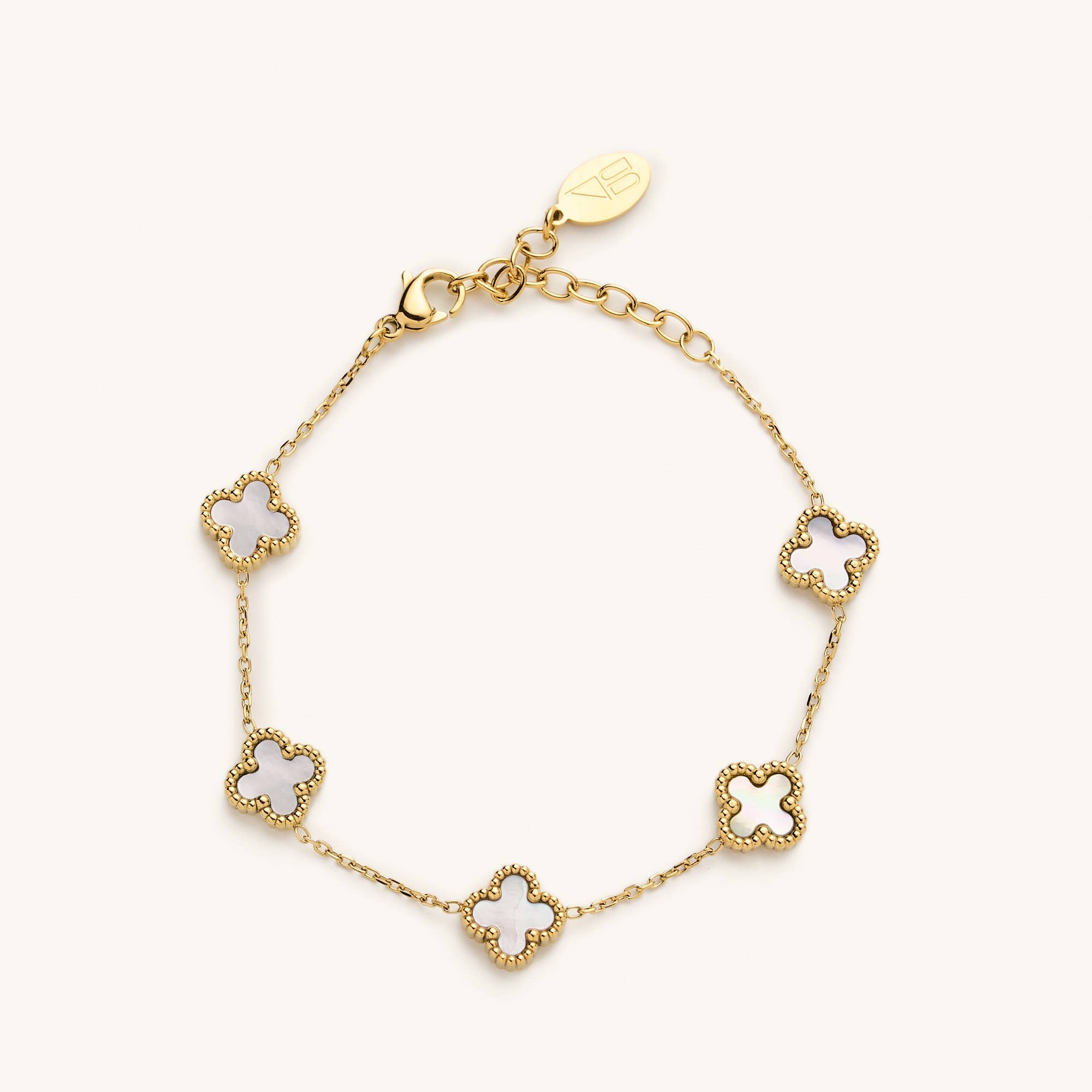 Mini White Flora Bracelet