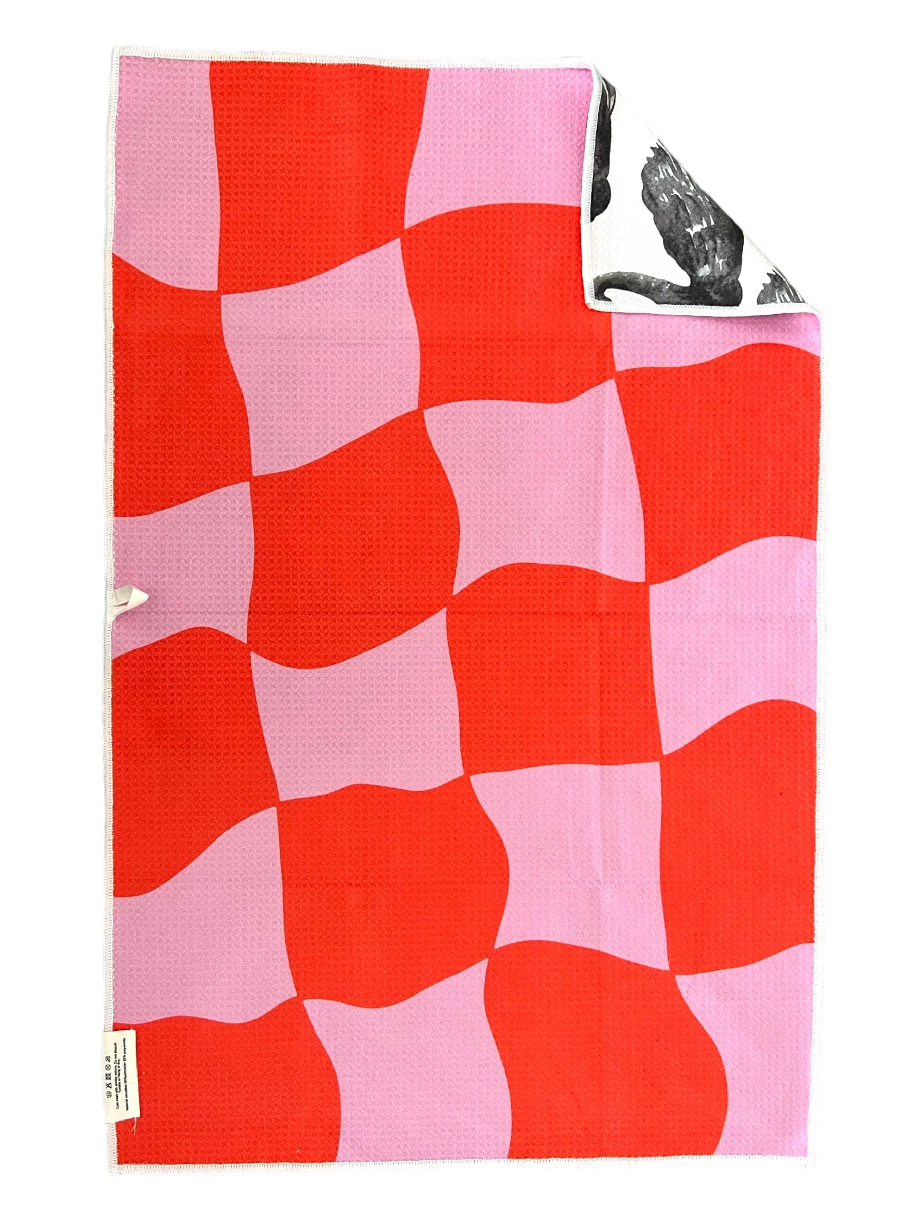 Cob and Pen Reversible Hand Towel by crae.