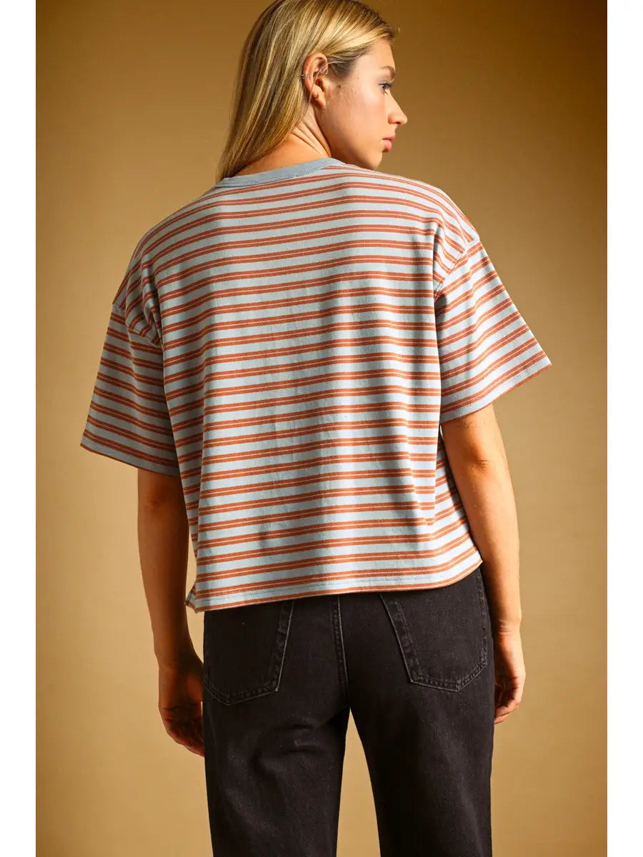 Ellis Double Striped Top