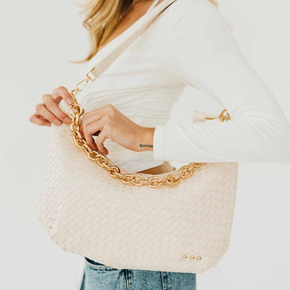 Sienna Slouchy Woven Shoulder Bag - TOP SELLER