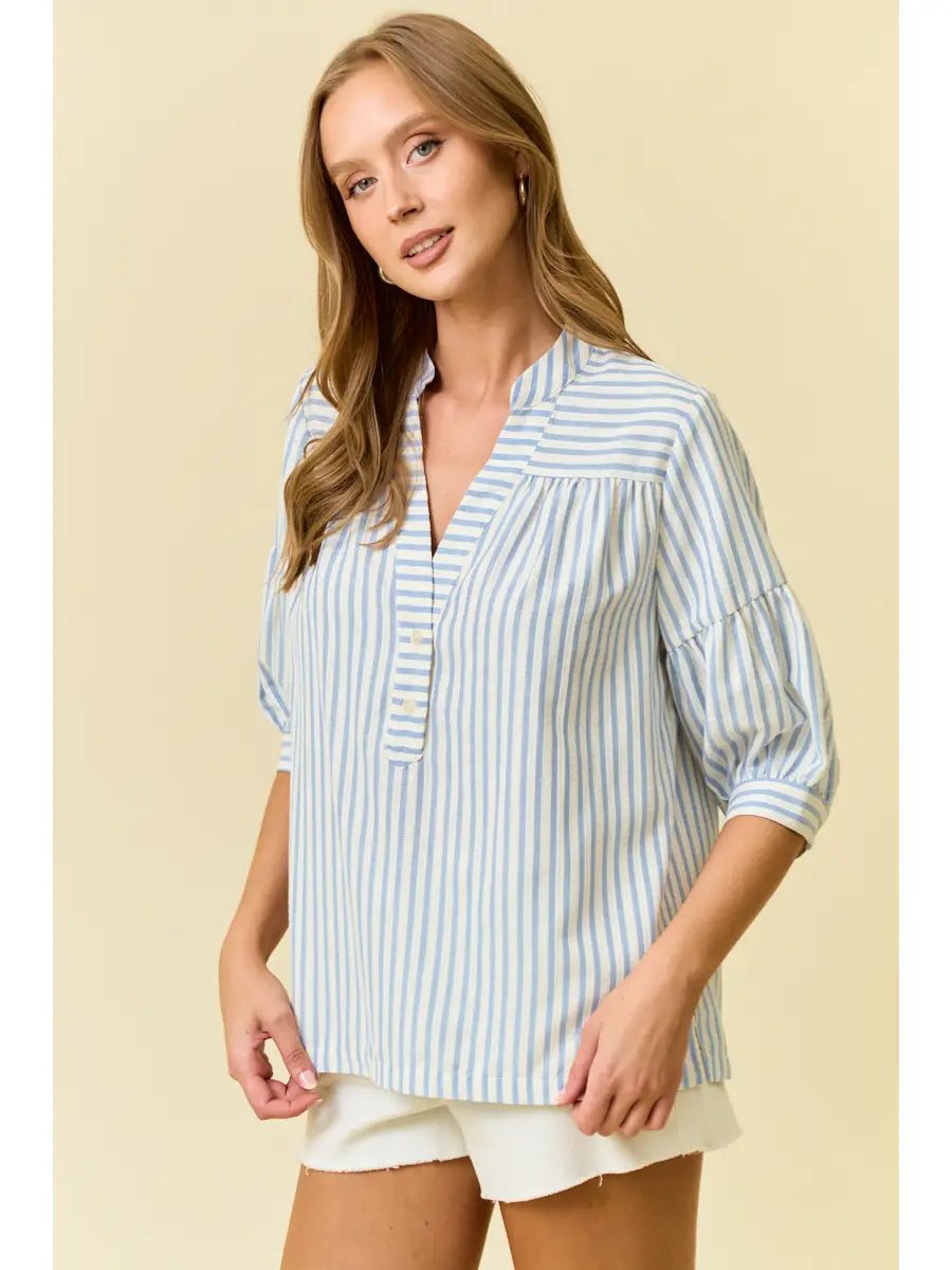 Striped Pullover Top