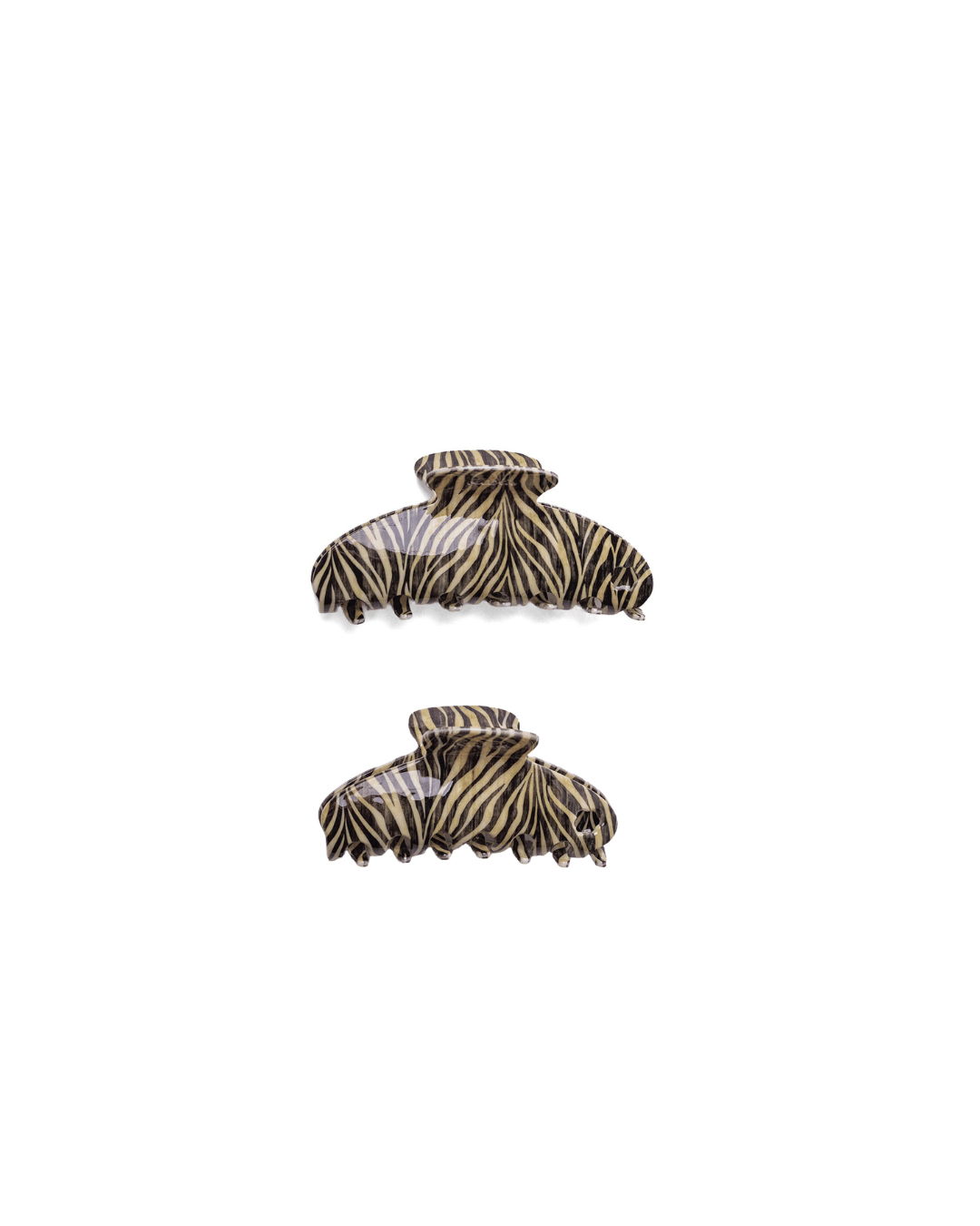 ZEBRA ACETATE CLAW