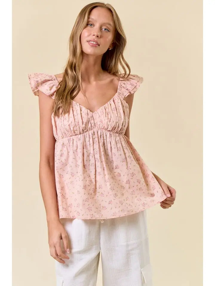 Sweetheart Ruffled Top