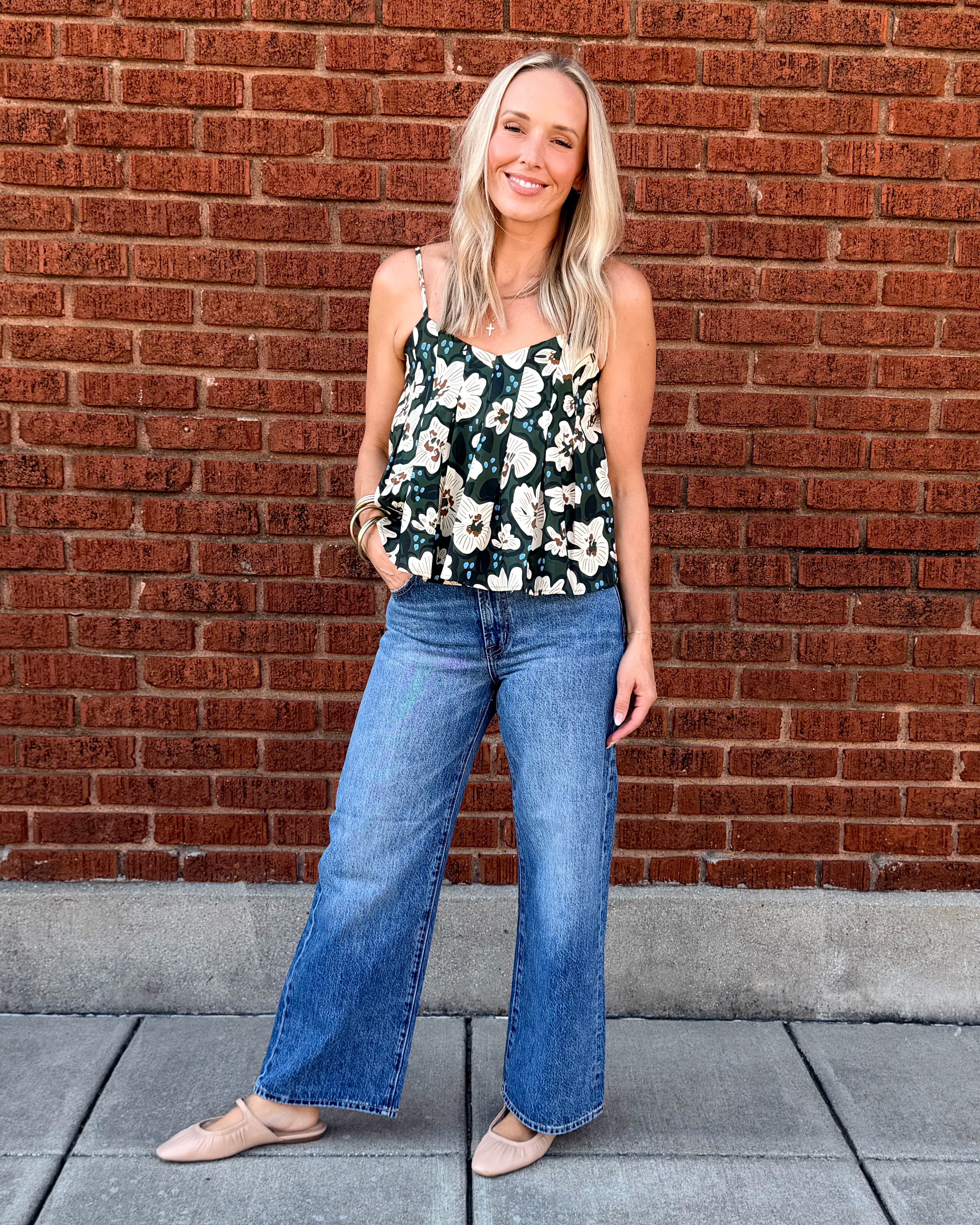 Moroney Floral Tank