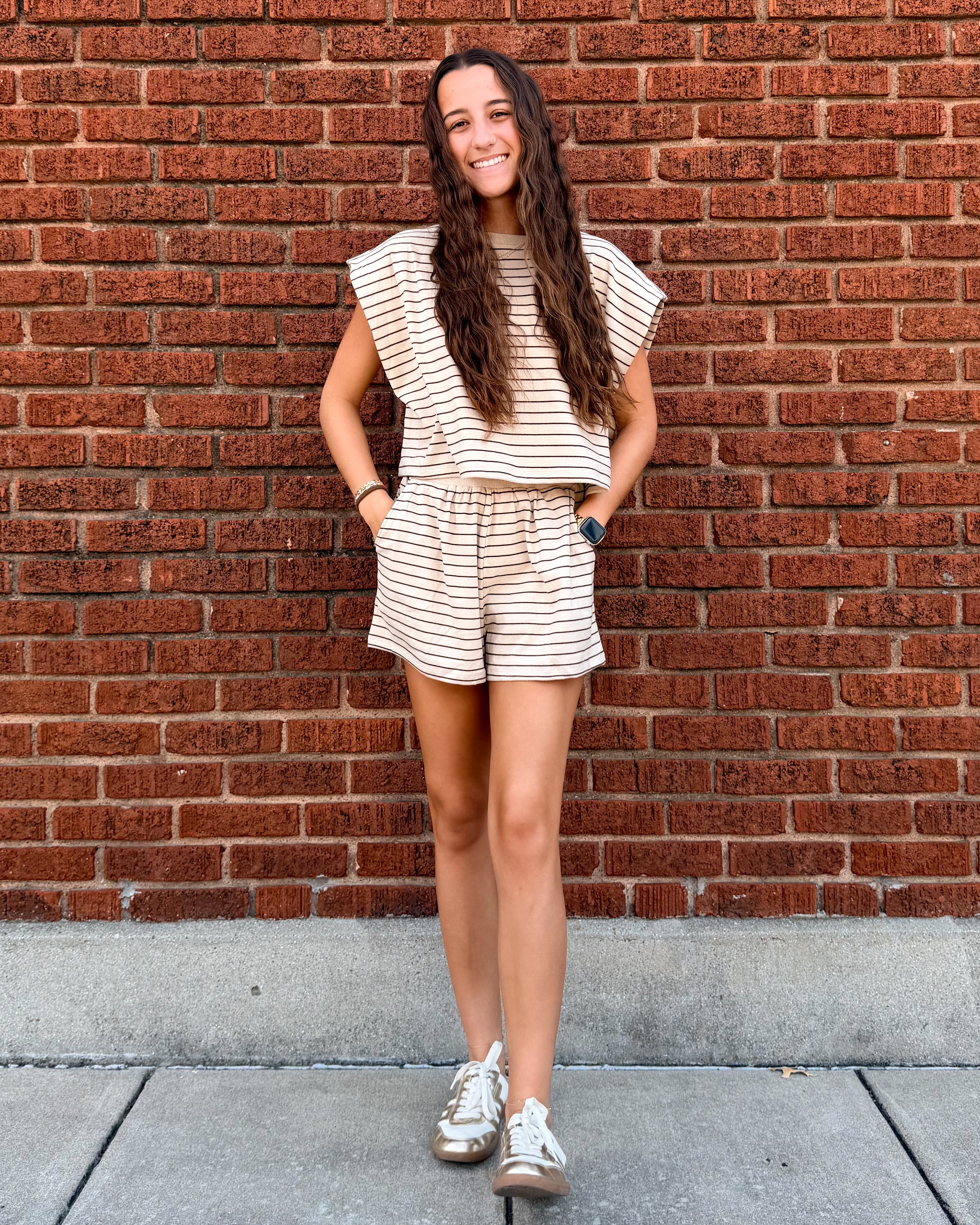 Striped Lounge Shorts