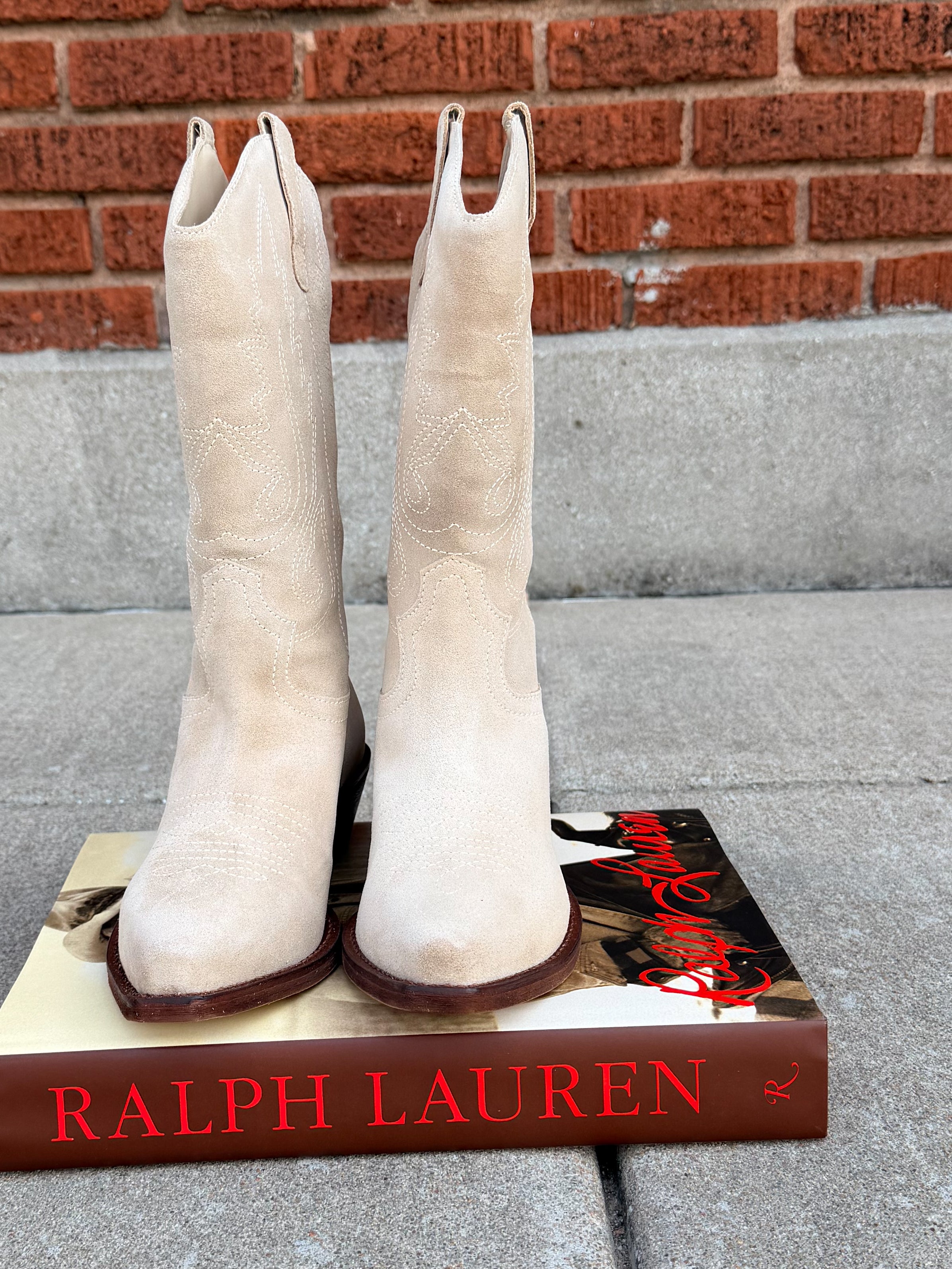 Gaucho Suede Natural Boot by Matisse