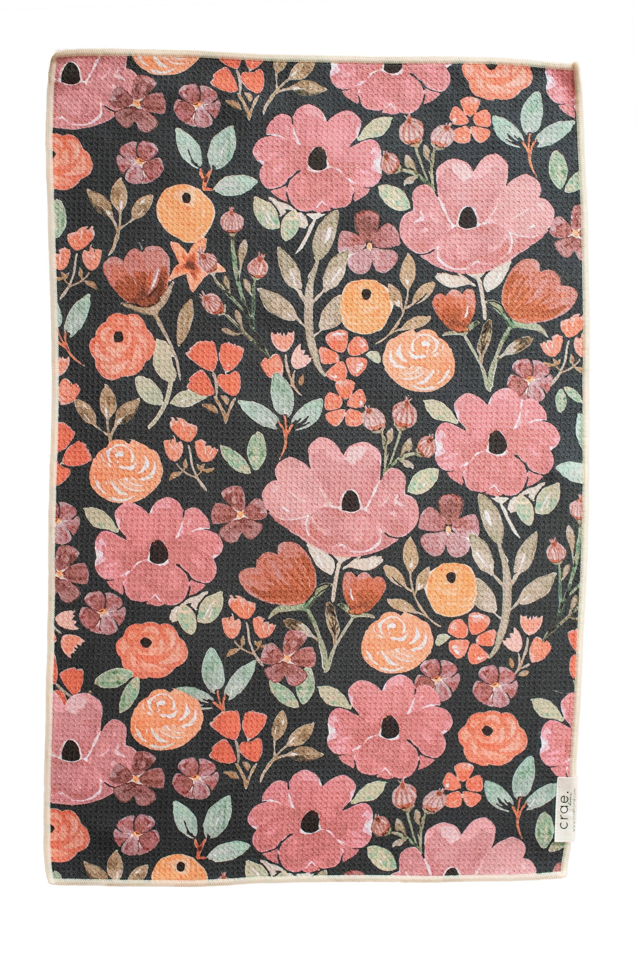 Fern Reversible Hand Towel by crae.