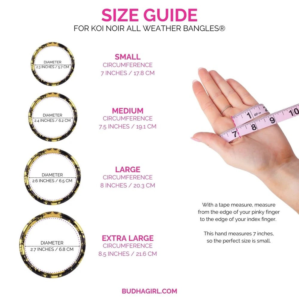 KOI Noir Tzubbie All Weather Bangle®