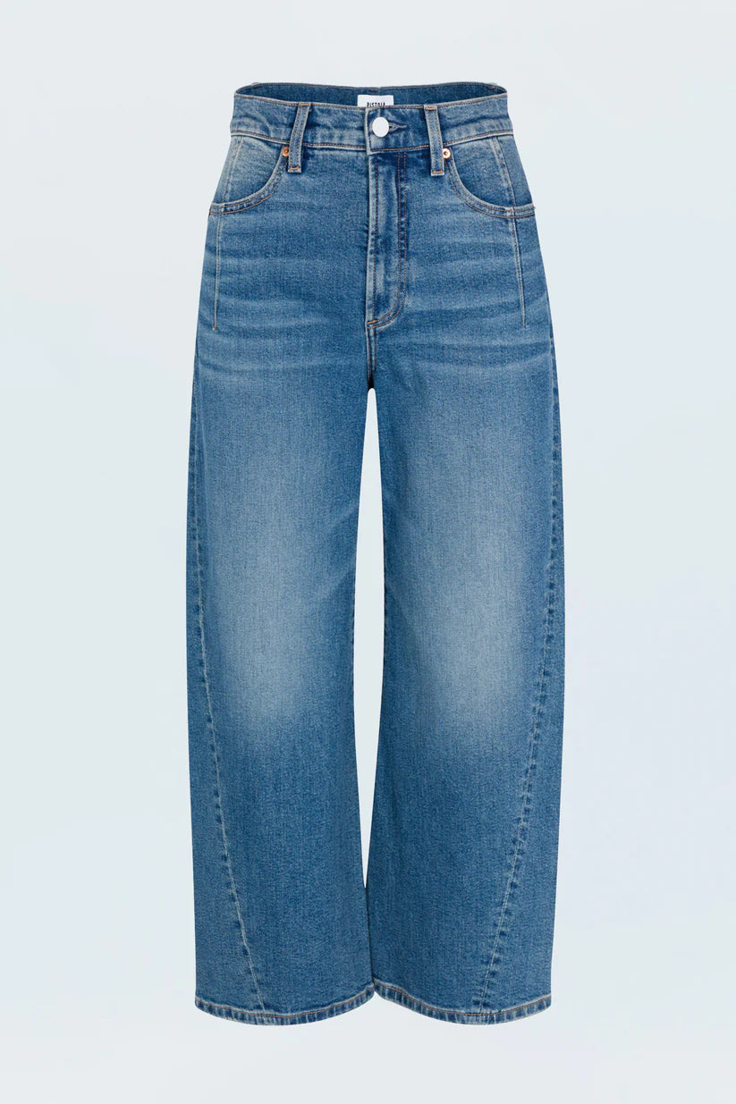 Kyra High Rise Bowed Ankle Jean by Pistola in Soho
