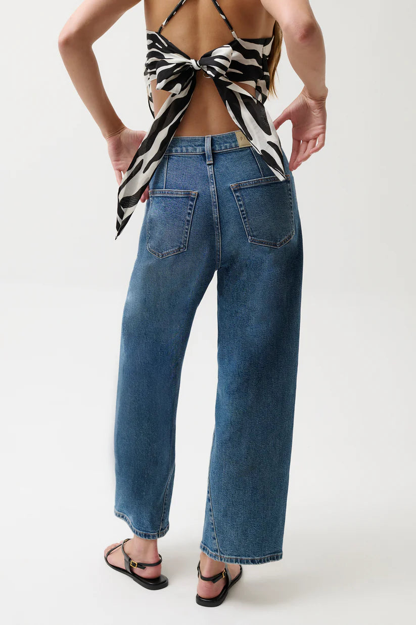 Kyra High Rise Bowed Ankle Jean by Pistola in Soho