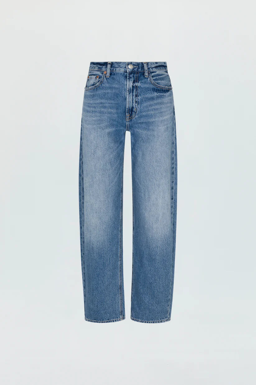 Wes High Rise Barrel Jean by Pistola in Spectacle