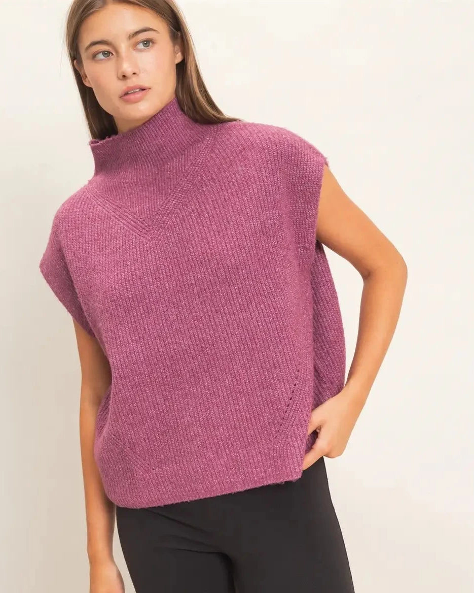 Stella Mock Neck Sweater