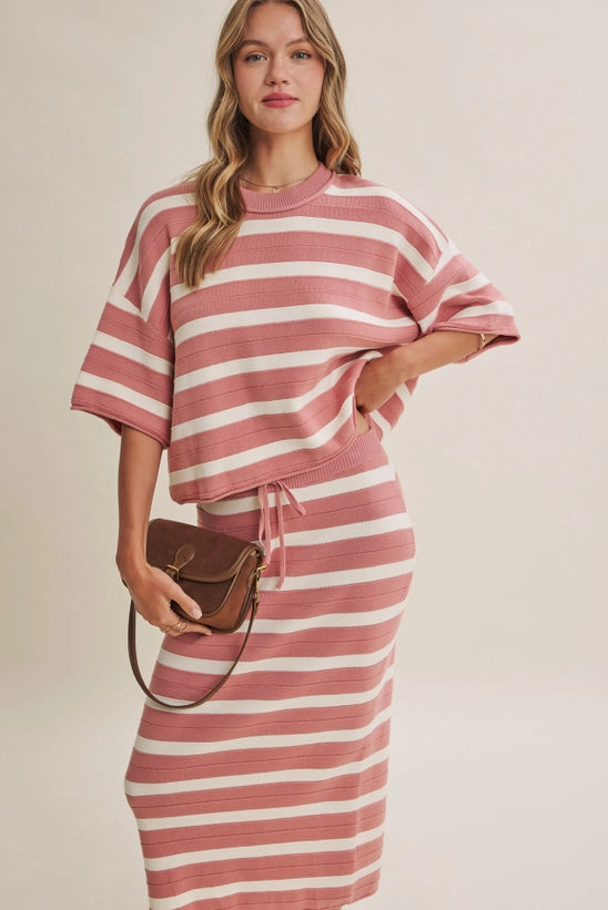 Weekend in Cannes Midi Skirt