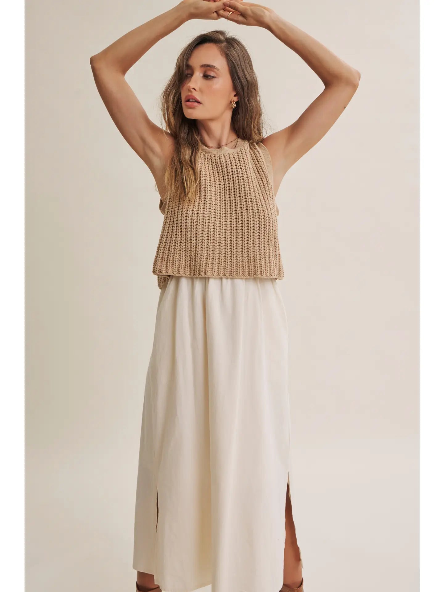 Chunky Sweater Midi Dress