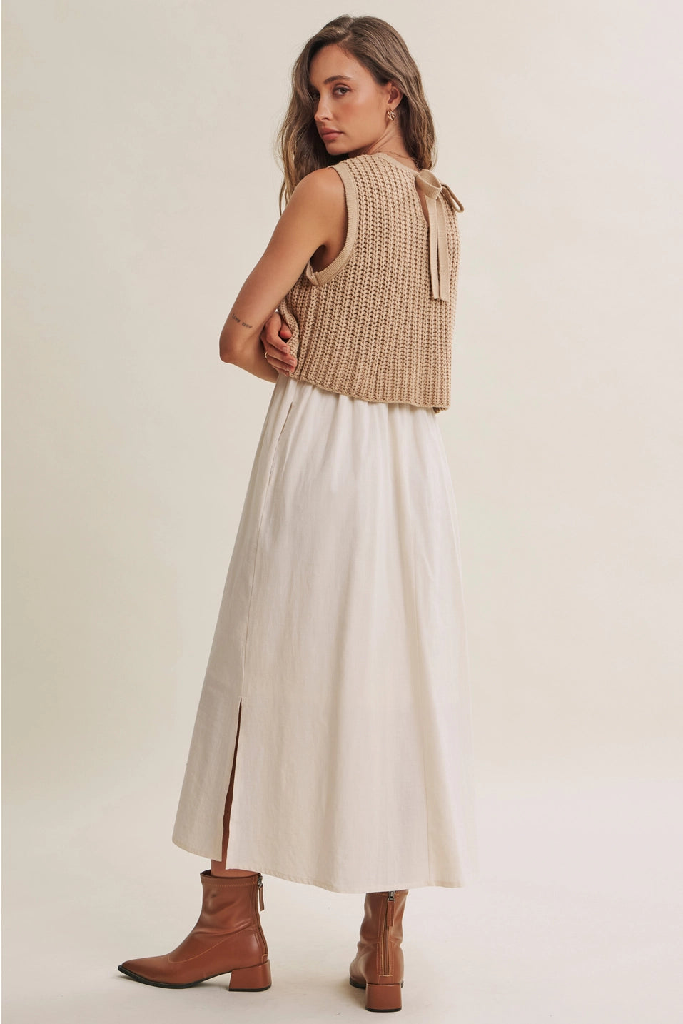 Chunky Sweater Midi Dress