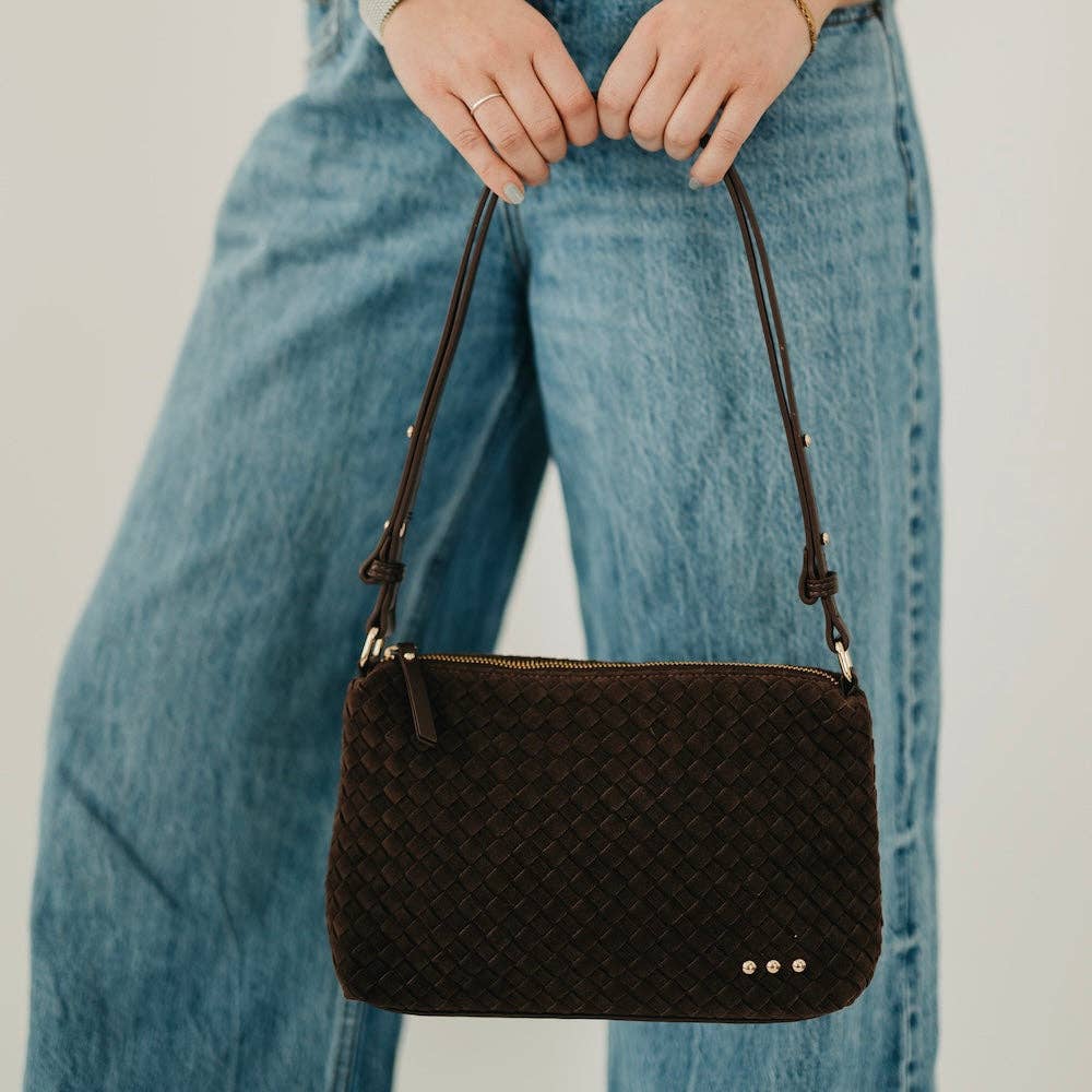 Suede Harper Hobo Shoulder Bag