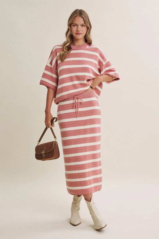 Weekend in Cannes Midi Skirt