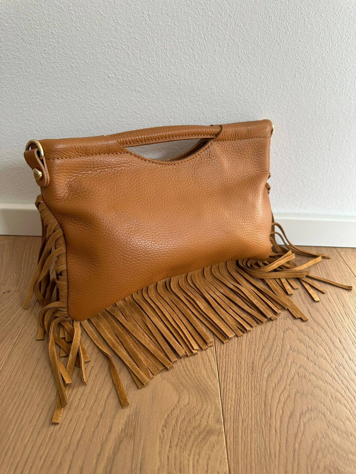 CLEO small - Genuine leather and fringes