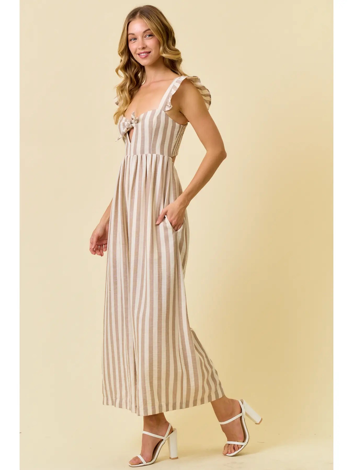 Bold Stripe Romper